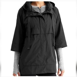 Athleta Black Rain Jacket